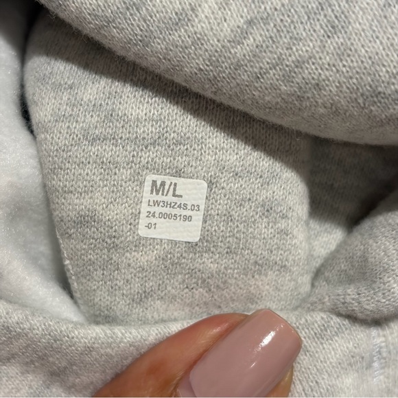 Lululemon Scuba Oversized Funnel-Neck Half Zip  Heathered Core Ultra Light Grey - Picture 10 of 14